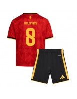 Belgia Youri Tielemans #8 Kotipaita Lasten MM-kisat 2026 Lyhythihainen (+ shortsit)